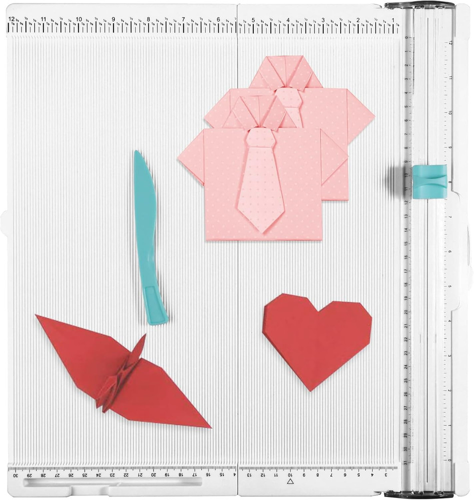 Scoring Board Paper Trimmer, Includes 12X12 Inch Folding Scoring Board, Scoring