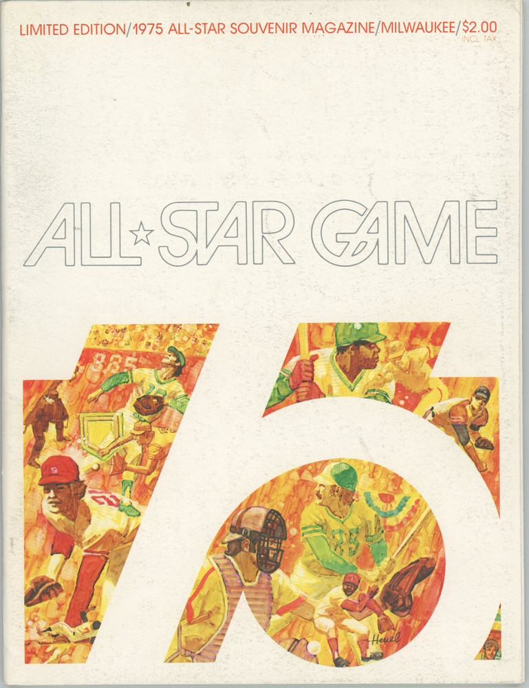 1975 MLB All Star Game OFFICIAL PROGRAM NEAR MINT Condition (2)