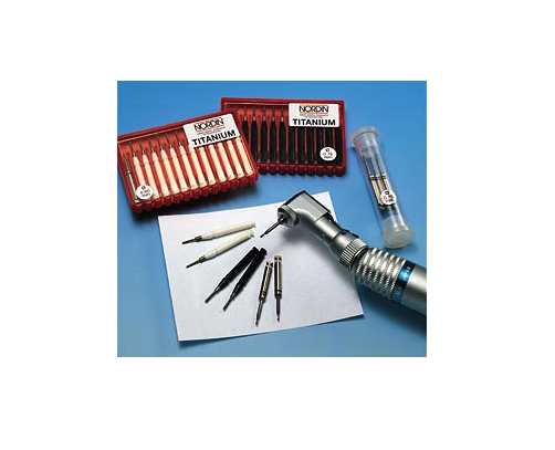 Titanium Dentine Retention Pins Kit, 0.75 mm. Soft-Shearing, Self-Centering