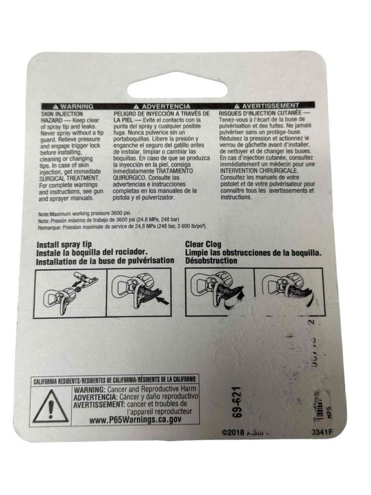 NEW ASM Uni-Tip Universal Paint Sprayer Tip 69-621