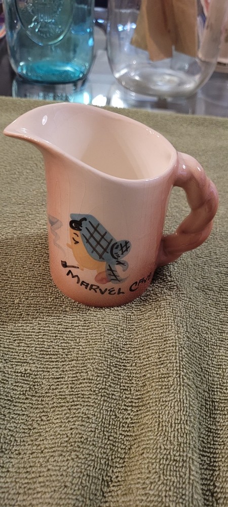 Vintage Marvel Cave MO Creamer, Some Crazing (T18)