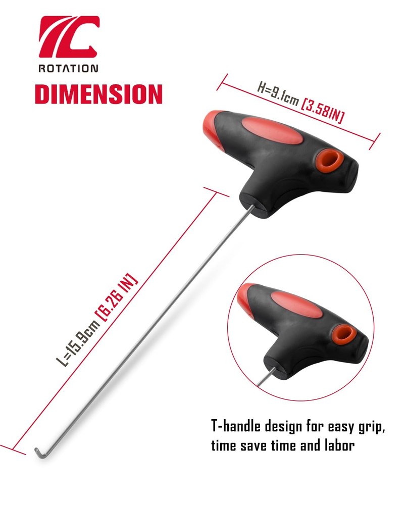 ROTATION 2-Piece Instrument Cluster Removal Tool – Dashboard Pulling Hooks...