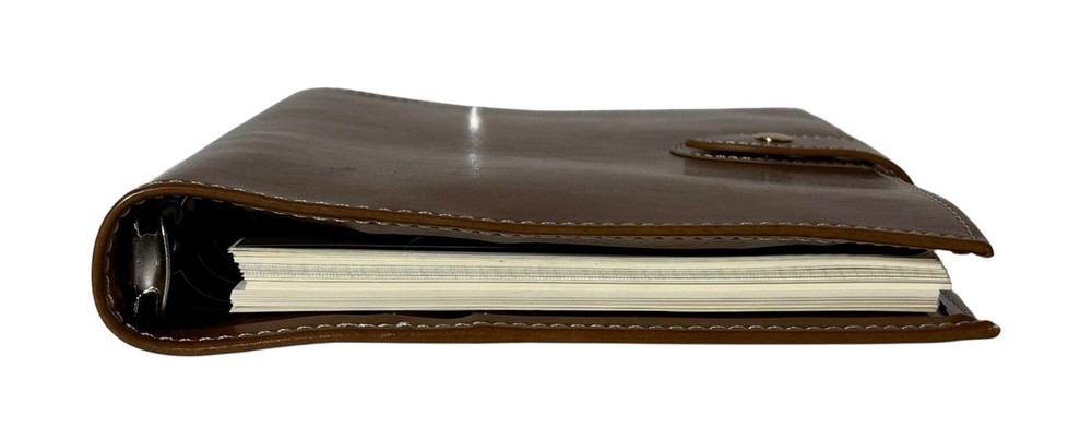 Forest Loose Leaf Leather Notebook ~ Brown ~ NEW