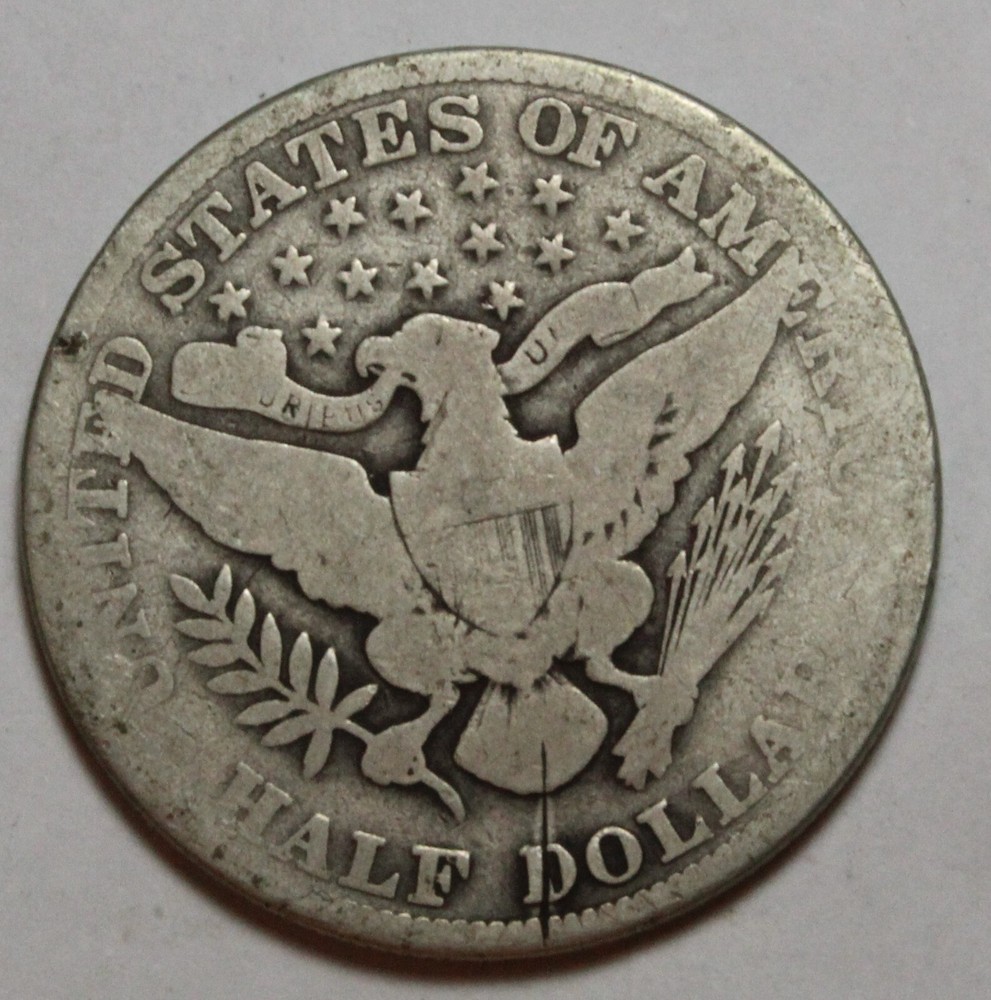 1915 Barber Half Dollar DU129