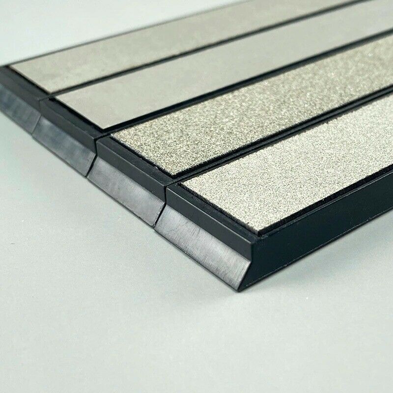 6 Pcs Grit Diamond Stone Knife Sharpener Household Kitchen Sharpening System New