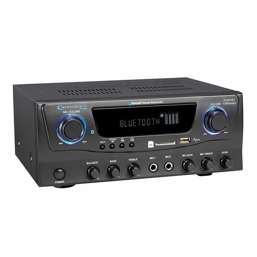 Technical Pro RXM7BT Bluetooth Stereo Audio Receiver FM, USB/SD