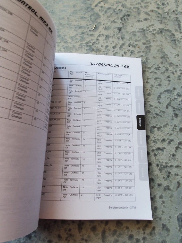 Hercules MUSIC USB DJ Controller User Manual DJ Control MP3 e2 Book