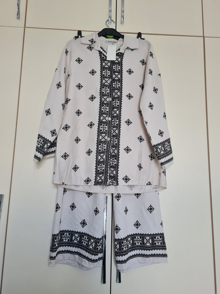 Brand New Boho Printed 2 Piece Coord Set