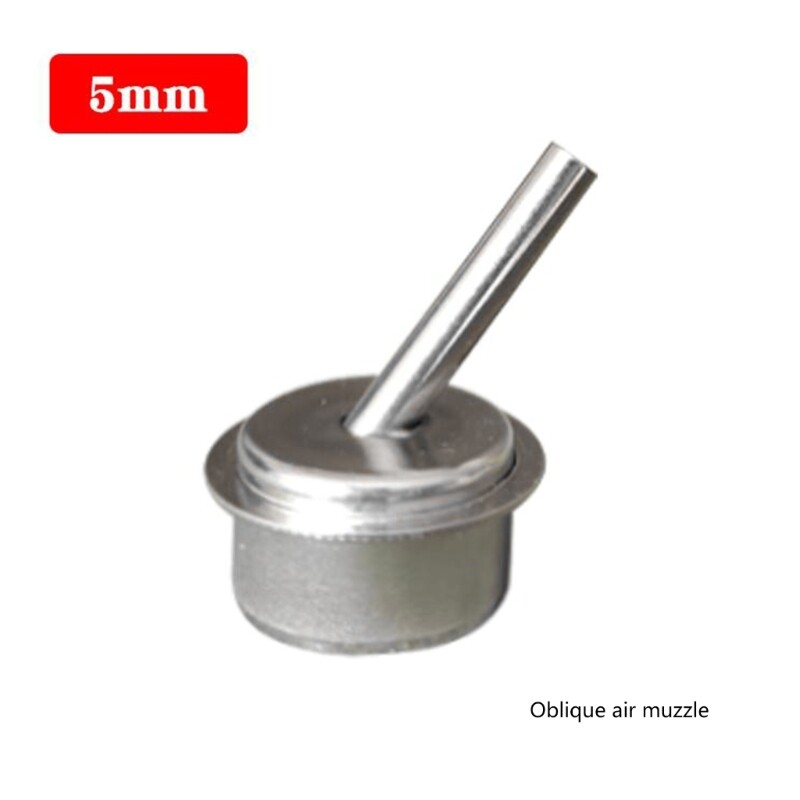 Replacement Bent Curved Nozzle Set for Quick 861 Hot Air 6 Pieces