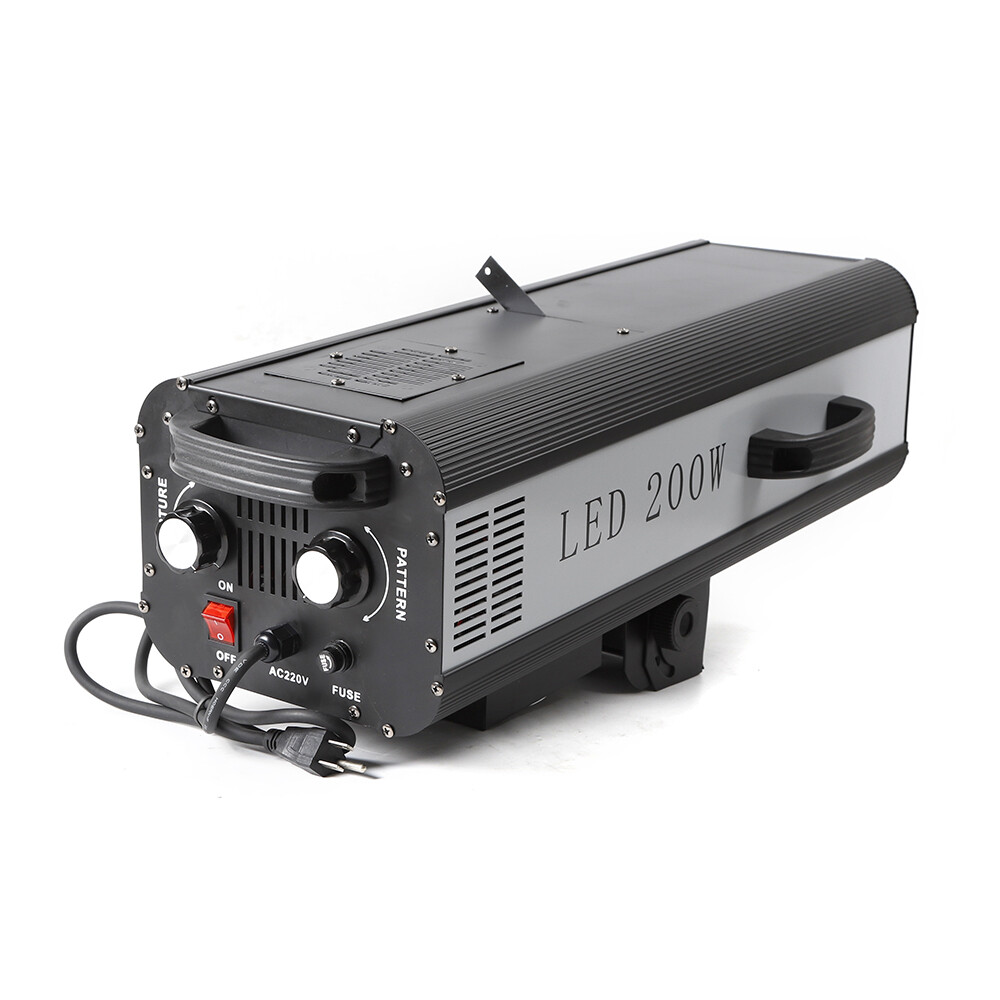 200W LED Follow Spot Light Manual Control Spotlight Stage Light Adjustable