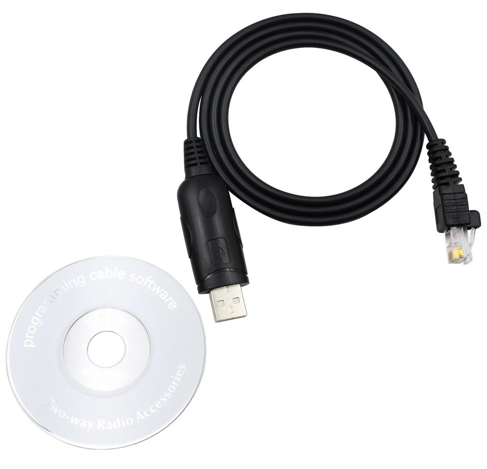Program Software CD USB Programming Cable for Kenwood Radio TK-8180 TK-8180E
