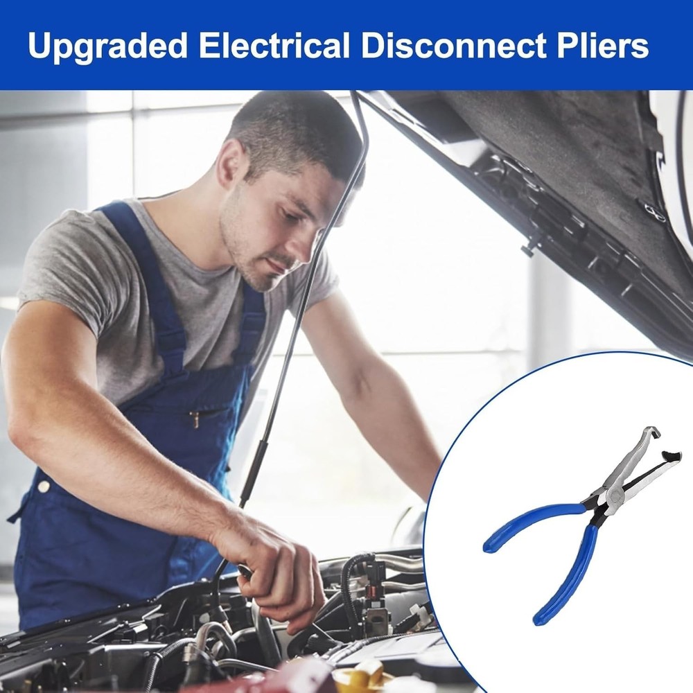 Ergonomic 8'' Electrical Connector Pliers | Precision Tool for Maintenance Tasks