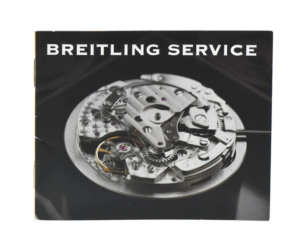Breitling Service Booklet Manual