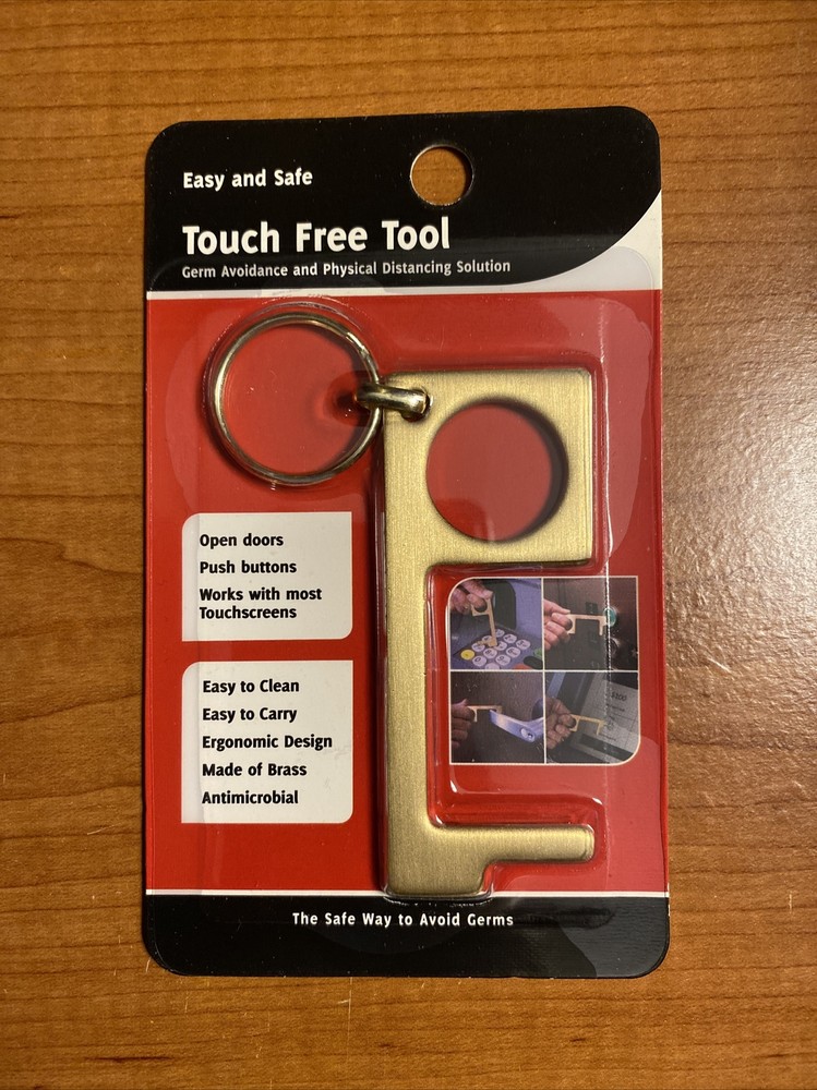 Easy and Safe Touch Free Tool - Safe Way to Avoid Germs Keychain