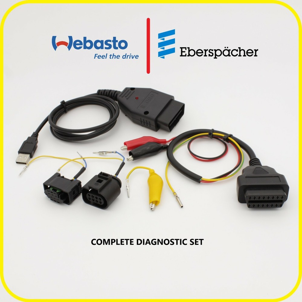 USB diagnostic interface adapter for all Webasto preheater heaters
