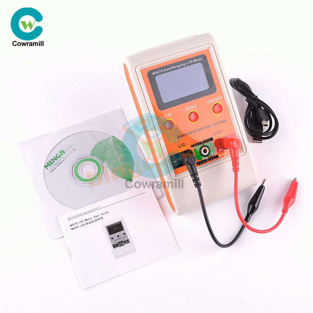 M4070 Handheld LCR Meter Auto Ranging Capacitance Inductance Resistance Tester