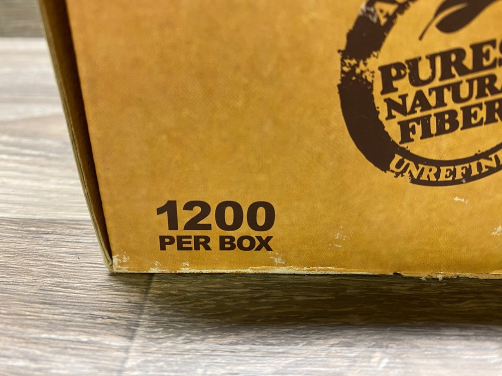 RAW Classic Single Size 70/24 | Bulk Box | 1200 Pre Rolled Cones