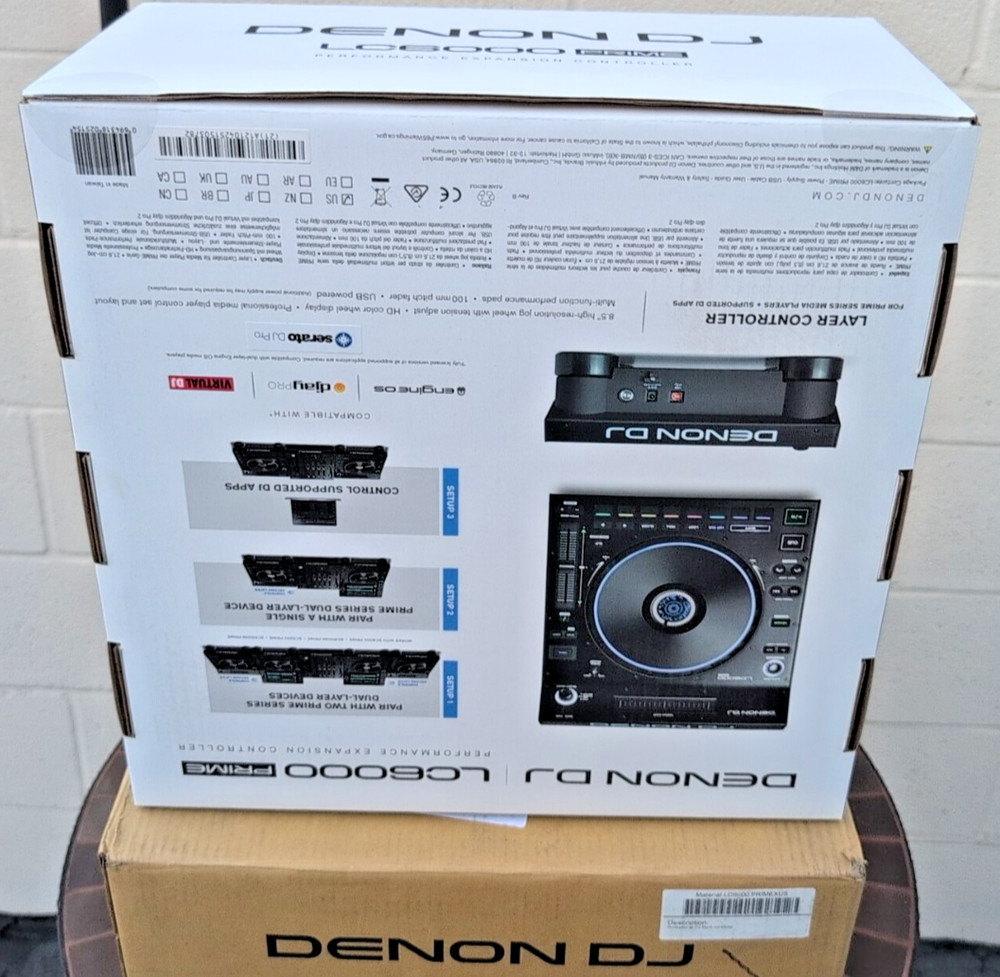 Denon DJ LC6000 PRIME USB QTY 1 Expansion Controller Open Box NEW Never Used