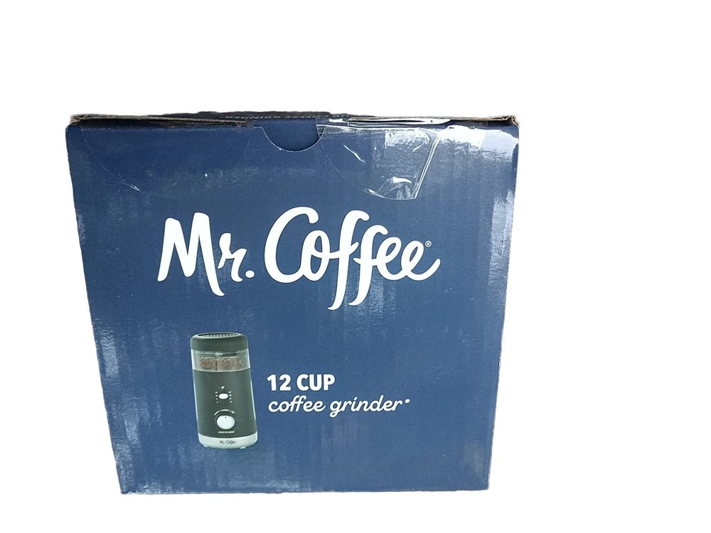 New Mr. Coffee Programmable Coffee Grinder BVMC-PBG77 (4–12 Cup Capacity)