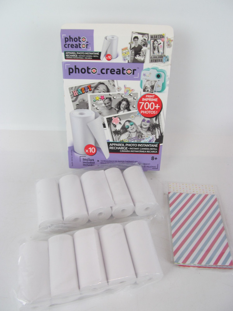 Studio Photo Creator Instant Kids Digital Camera With Extra Paper Rolls Refills