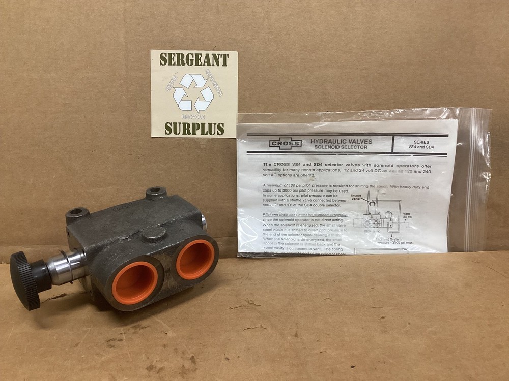 Hydraulic Selector Valve/Cross/HEMTT pn#1637220