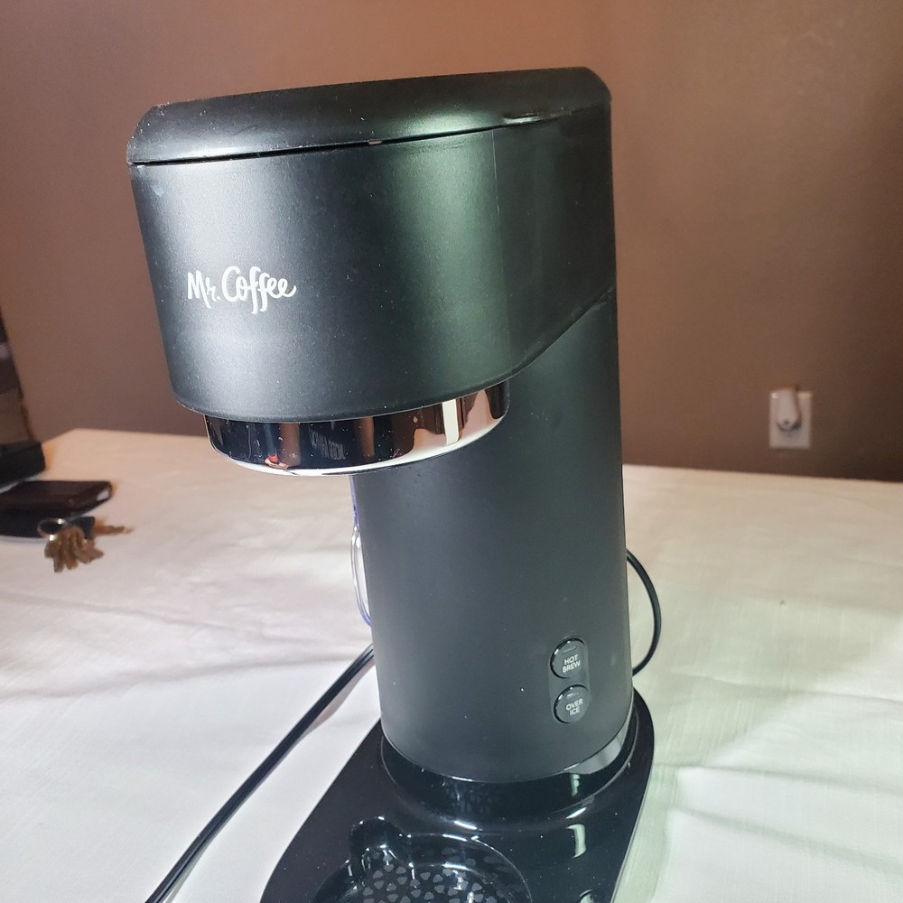 Mr. Coffee Iced + Hot Single-Serve Coffee Maker.