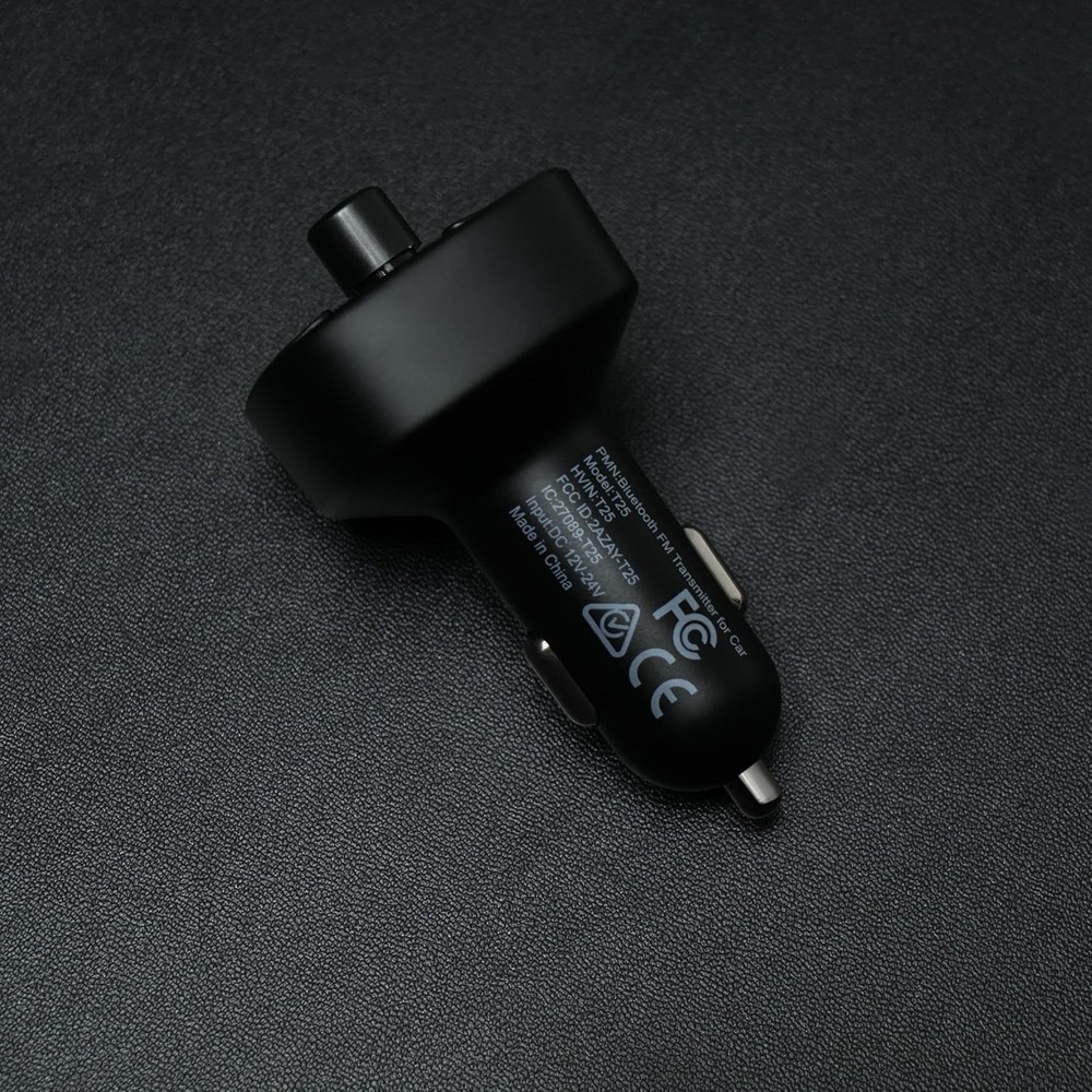 Innovative Bluetooth FM Transmitter: Dual USB Ports & Multi-Format Audio Support