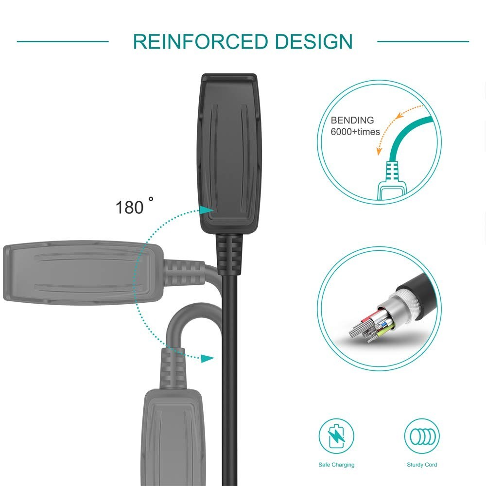Universal USB Charging Cable for Garmin Devices - Lightweight & Compact 100cm