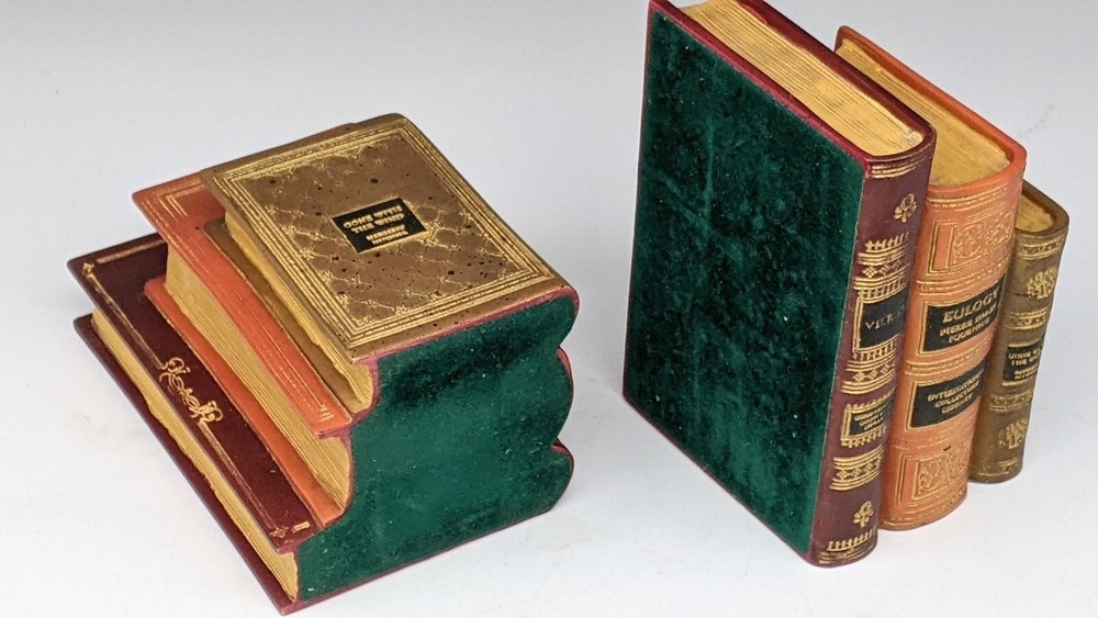 Faux Book Bookends heavy !