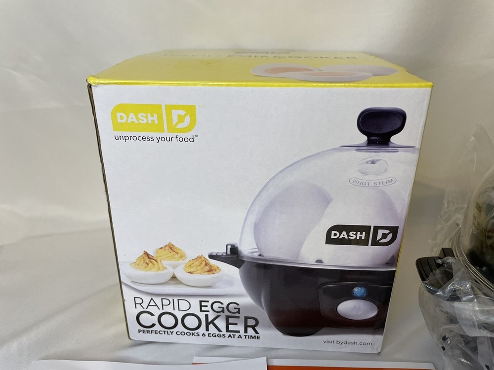 Dash Rapid Egg Cooker: 6 Egg Capacity Electric Egg Cooker for Hard Boiled Eggs,