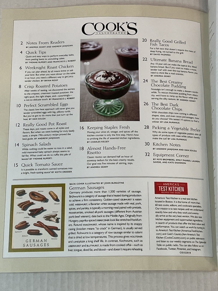 Cook’s Illustrated Magazine