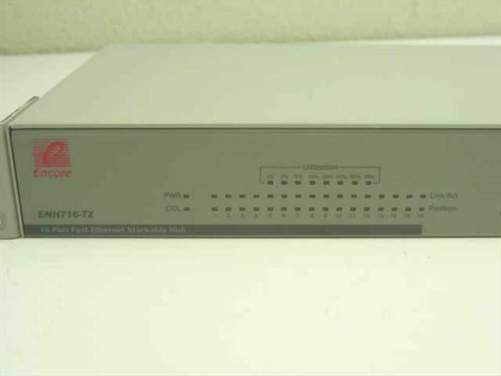 Encore 16 Port Fast Ethernet Stackable Hub ENH716-TX