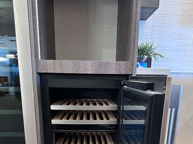 Signature Kitchen Suite 24" 41 Bottle Capacity Panel Ready Built-In Wine Cooler