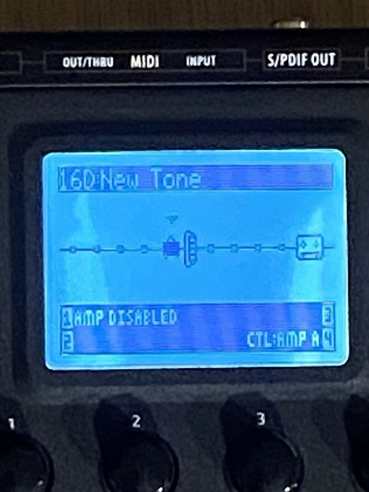 Line 6 POD HD500 Guitar Multi-Effects Processor Amp Simulator Operation Tested