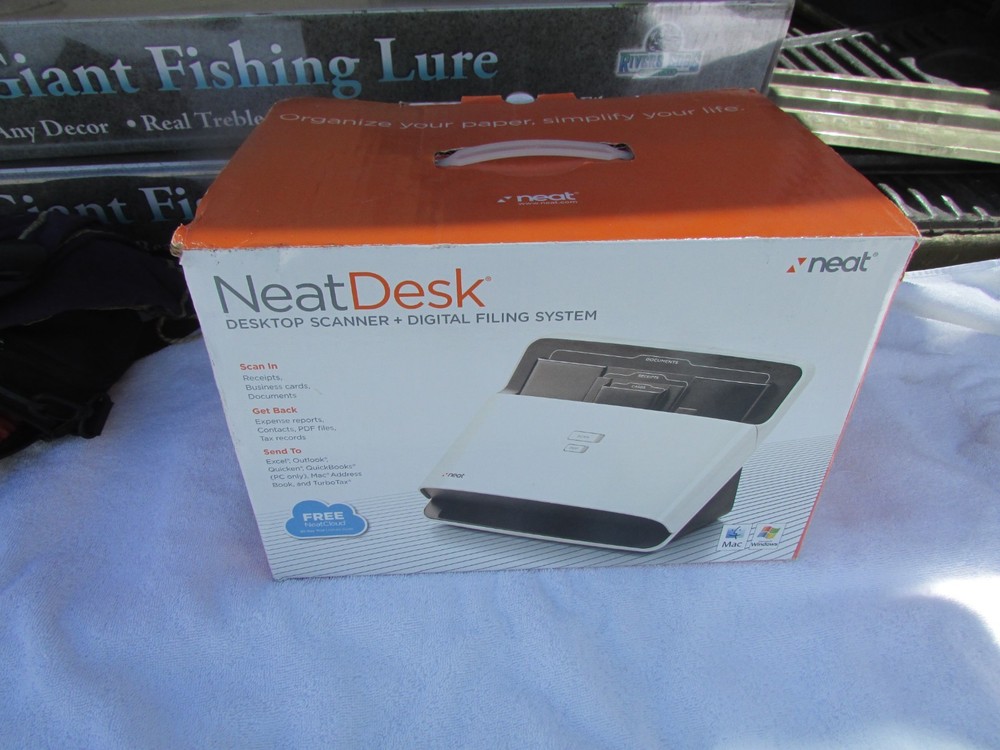 New Neat Desk Scanner/Digital Filing System