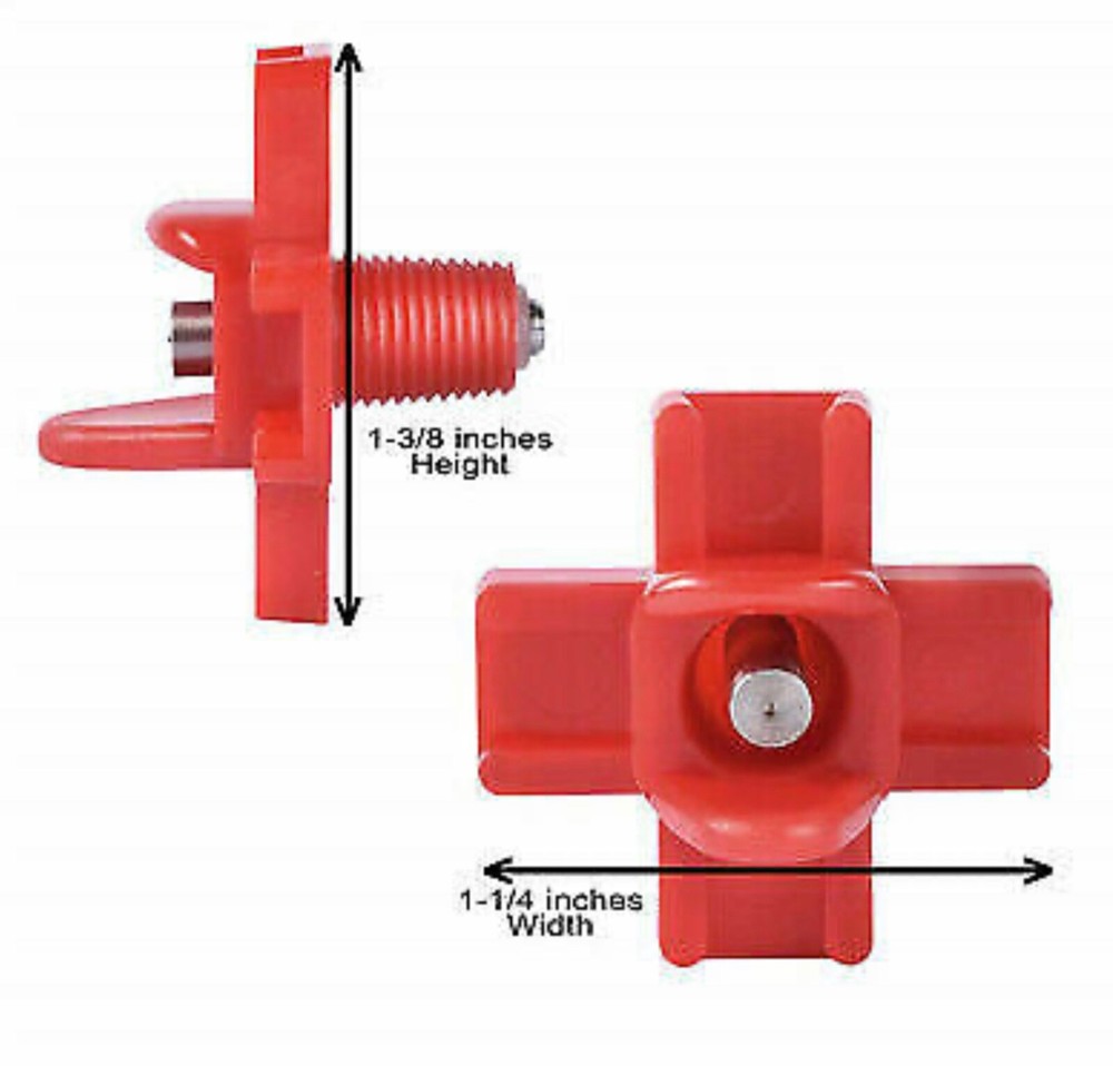 10 Horizontal Side Mount Chicken Nipples Water Automatic Poultry