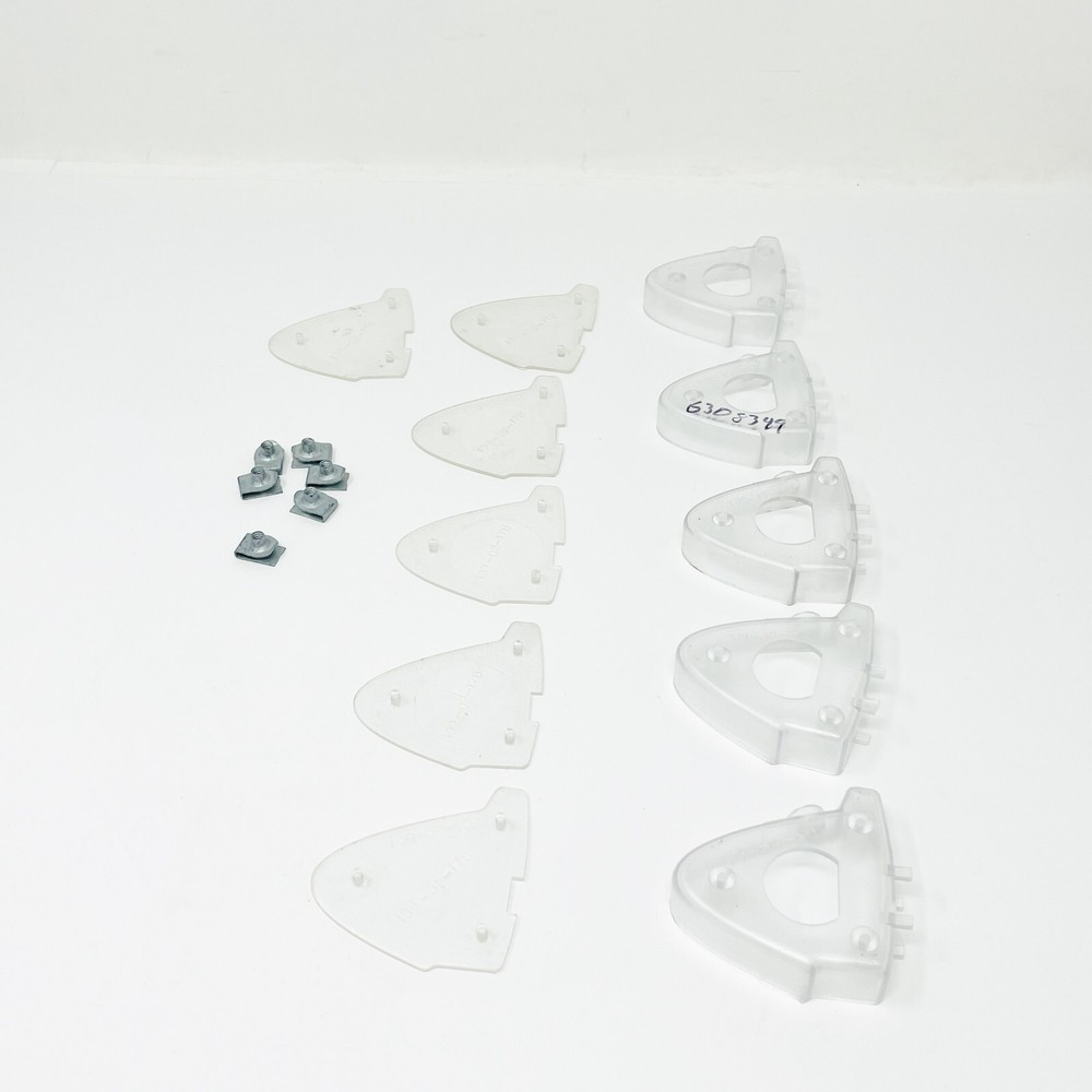 5 pcs Set of Clear Plastic Bracket 6308349