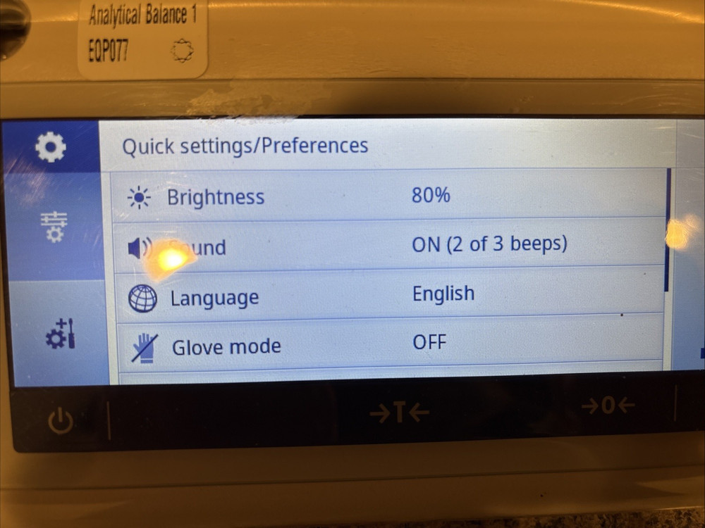 Mettler Toledo MS8001TS Precision Balance