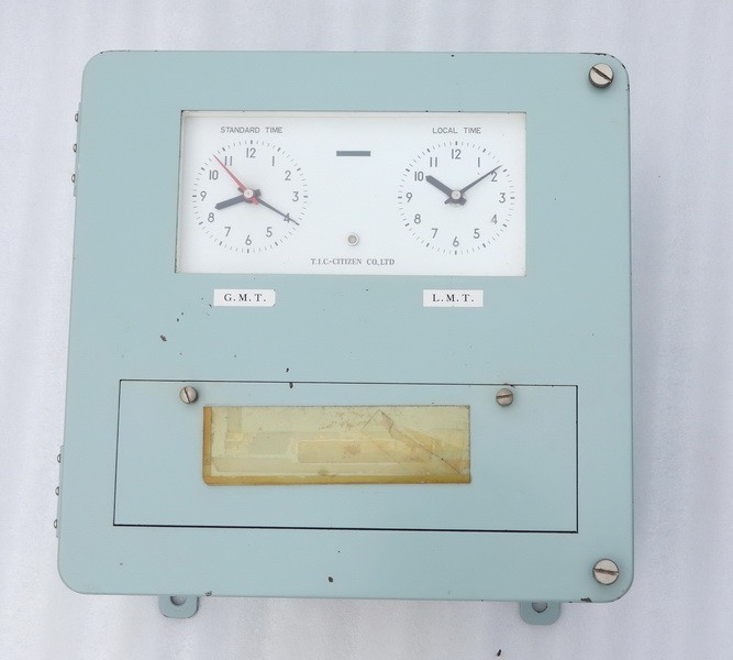 HUGE MASSIVE CITIZEN JAPAN CRYSTAL SHIPS MARINE NAVIGATION MASTER CLOCK WATCH
