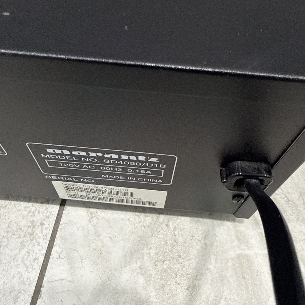 Marantz SD4050 Dual Cassette Deck Working