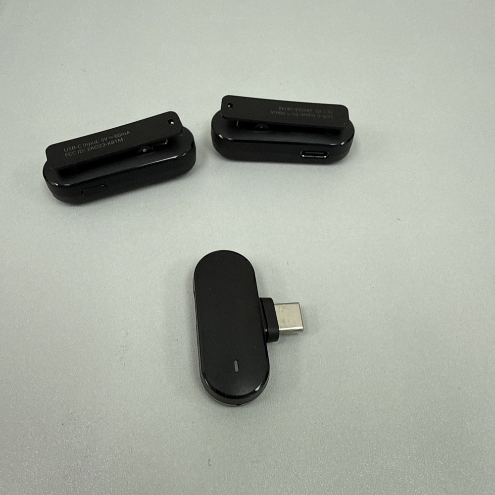 NORTH Wireless Microphone with Charger (USB-C) NEW Open Box