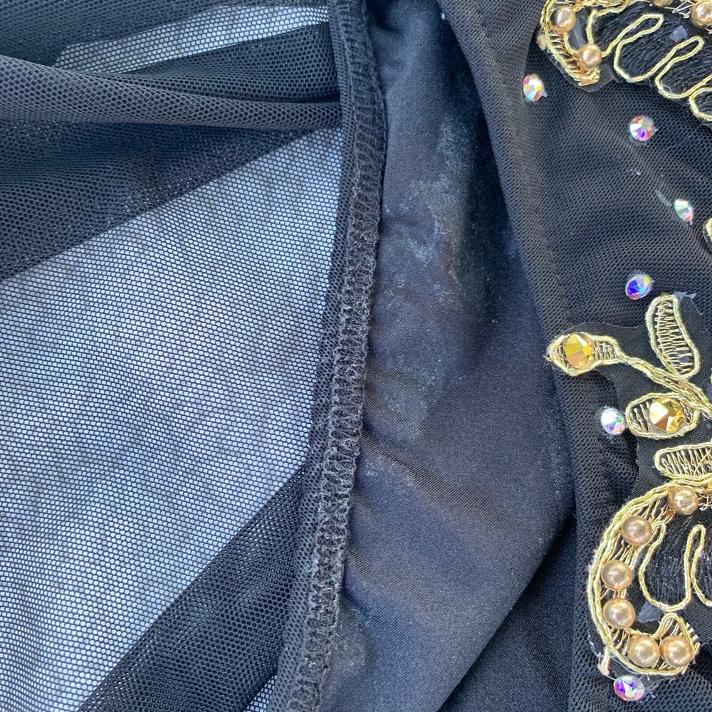 Semi-custom Lyrical Black/Gold Costume - SA