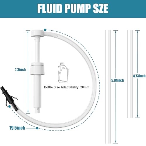 Fluid Pump for Standard Quart Bottles - 8cc Per Pump Stroke，transmission 1pcs