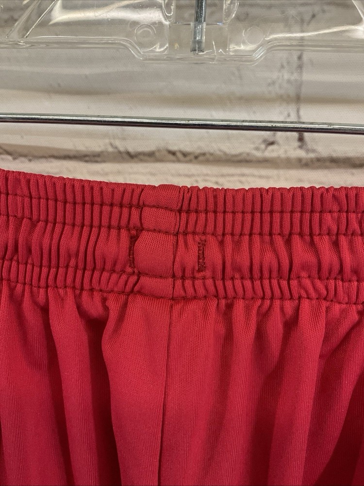A4 38997 Men's 100% Polyester Lightweight Athletic Shorts Red US Medium