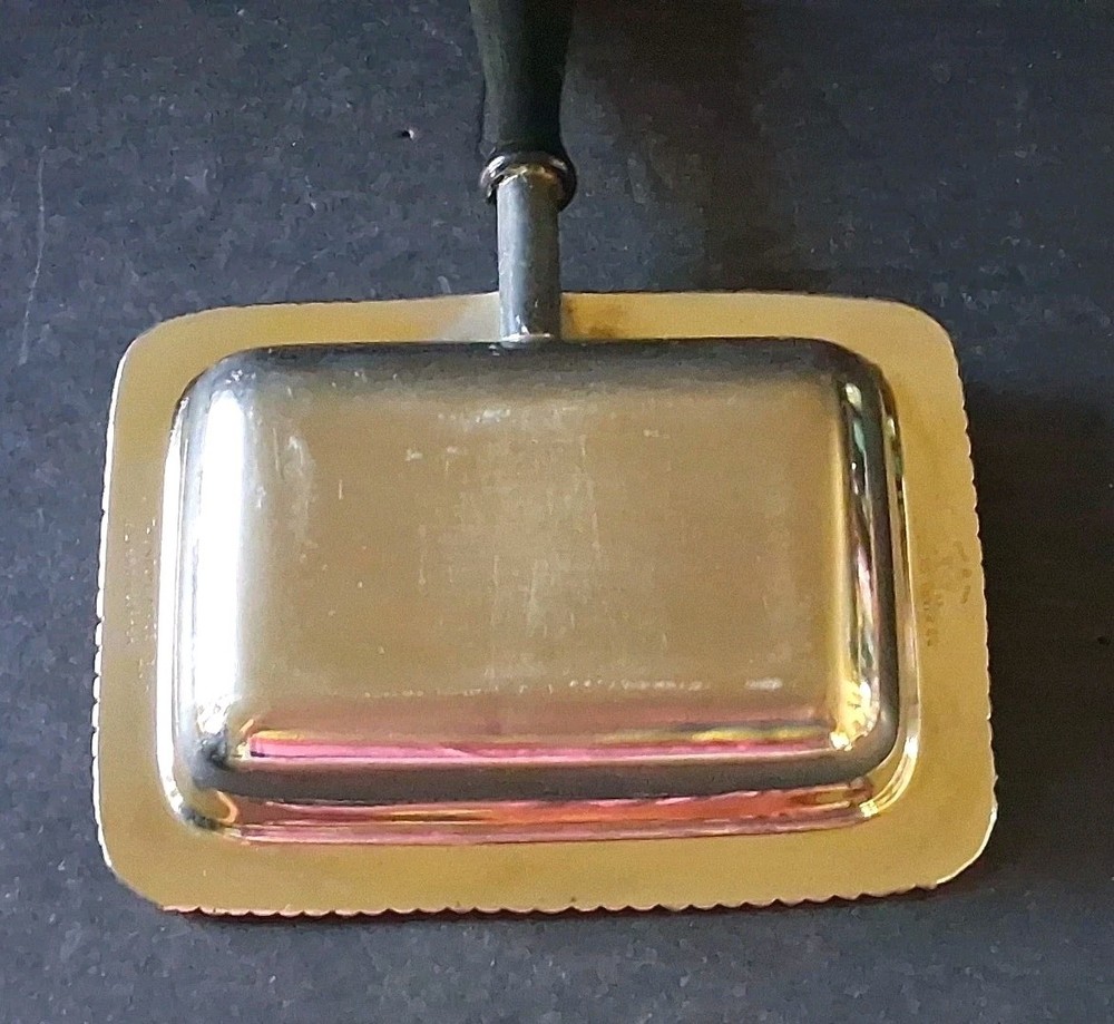 FB Rogers Small Silent Butler/Server Silver On Copper