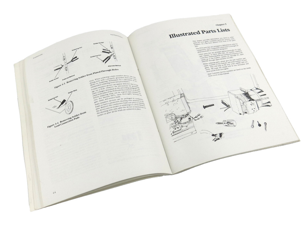 Atari RoadBlasters Arcade Game Operations Manual 1987