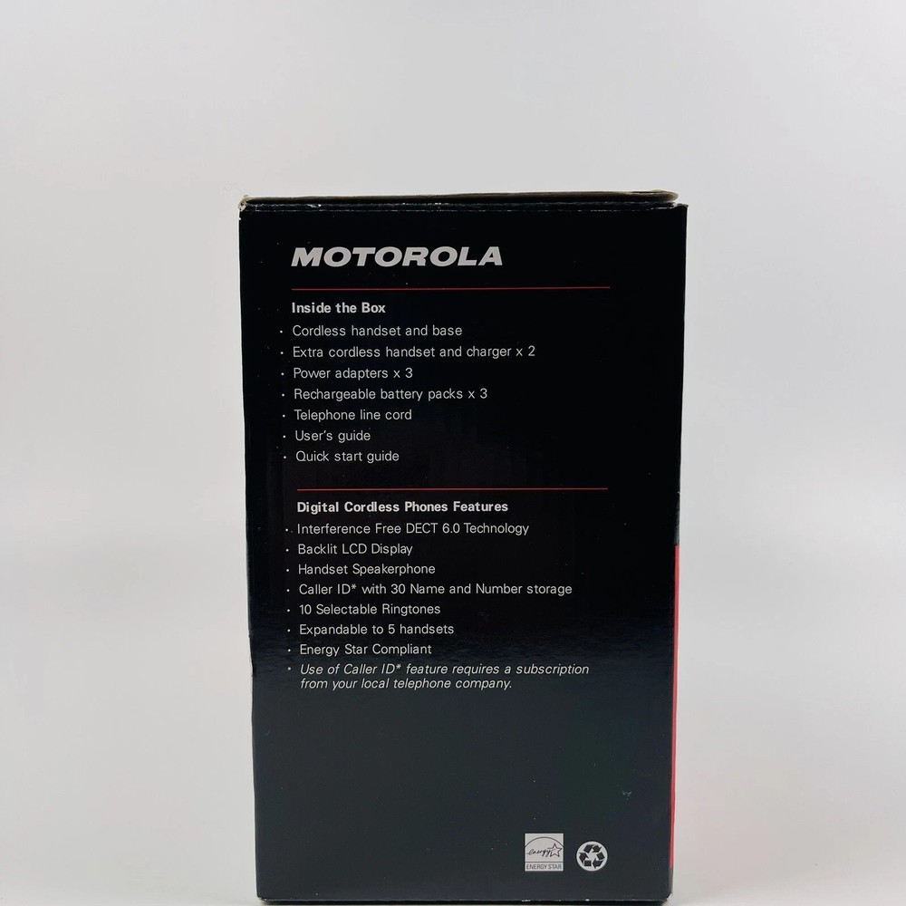 Motorola Trois Combines Dect 6.0 AMELIOREE