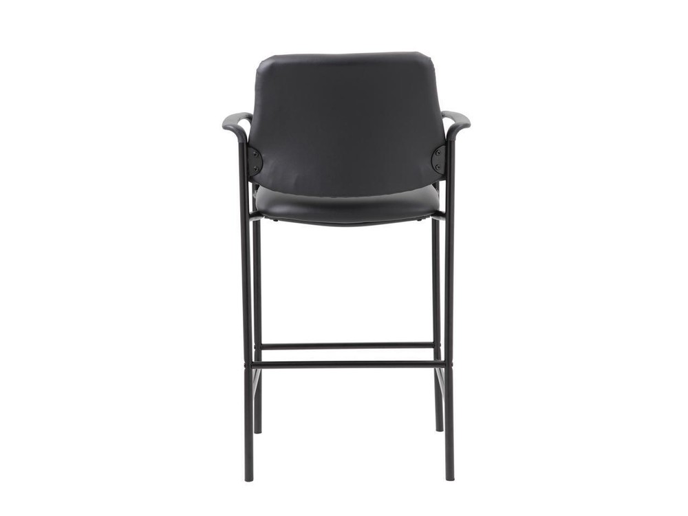 Boss Contemporary Slender & Sleek Upholstered Square Back Counter Drafting Stool