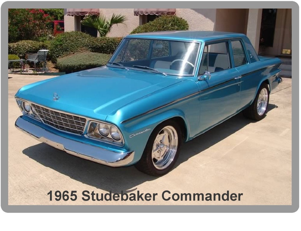 1965 Studebaker Commander Fridge  / Tool Box  Magnet