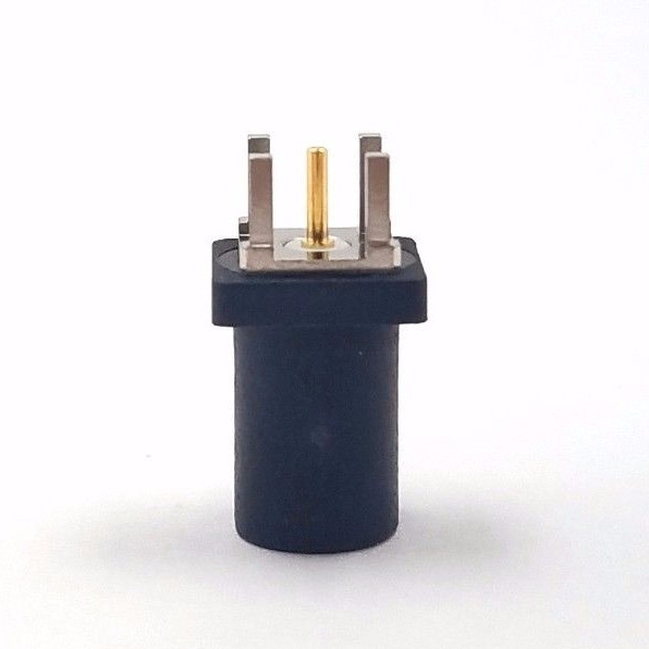 10pcs Auto Fakra Straight Plug PCB Mount Key Code A Black